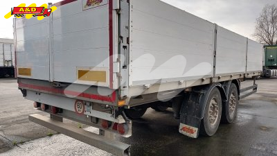 Aanhanger full-option met alu anti-slip vloer - Direct beschikbaar