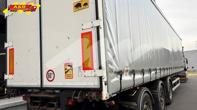 Schuifzeiloplegger met 2 stuurassen en moffett-frame