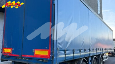Schuifzeiloplegger met 2 stuurassen