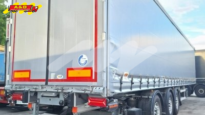 Schuifzeiloplegger - nieuw - met stuuras en laadbrug - direct leverbaar