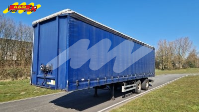 Pacton schuifzeiloplegger - 2 as met stuuras - frame meeneemheftruck - 10 meter