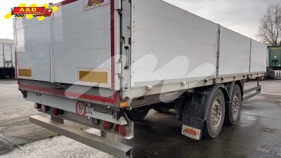 Aanhanger full-option met alu anti-slip vloer - Direct beschikbaar