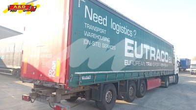 Lot van 40 schuifzeilopleggers - Moffet-aansluiting en naloop stuuras