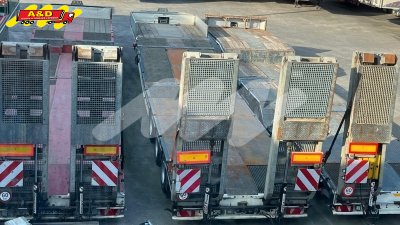 3 MAX-Trailers in stock - 3 stuuras - uitschuifbaar hefbed