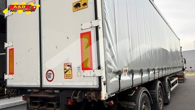 Schuifzeiloplegger met 2 stuurassen en moffett-frame