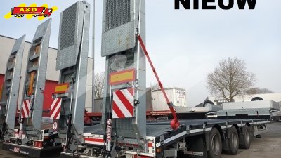 Dieplader - hefbed - dubbele rampen - direct leverbaar