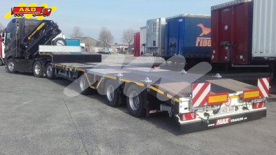 Low loading trailer
