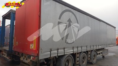 Schuifzeiloplegger met stuurassen en moffett-aansluiting - Direct beschikbaar