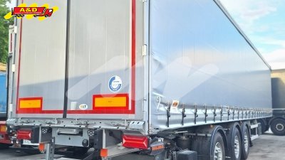 Schuifzeiloplegger - nieuw - met stuuras en laadbrug - direct leverbaar