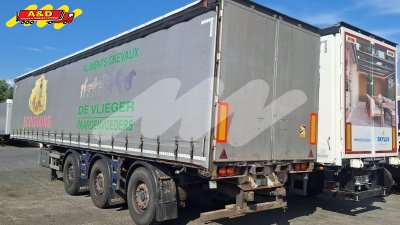 Schuifzeiloplegger met stuuras en frame