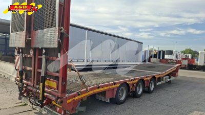 Dieplader uitschuifbaar met naloopas