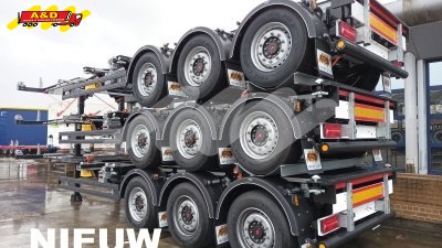 Stapel stock containerchassis - Direct leverbaar